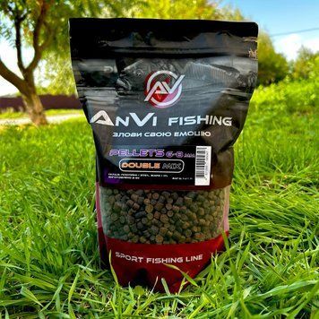Carp Pellets Double Mix 1кг 6-8мм AV 3259 фото