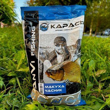 Прикорм Карась "ЧАСНИК МАКУХА" 1 кг ANVI FISHING 1220 фото
