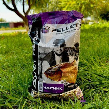 Прикорм Pellets Часник 5 мм 1 кг ANVI FISHING 11 фото